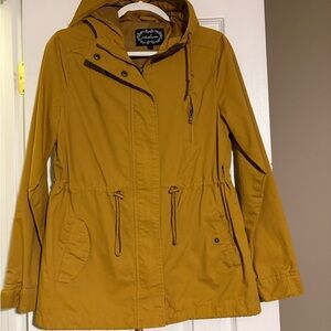 Women's Yellow Utility Jacket.size L